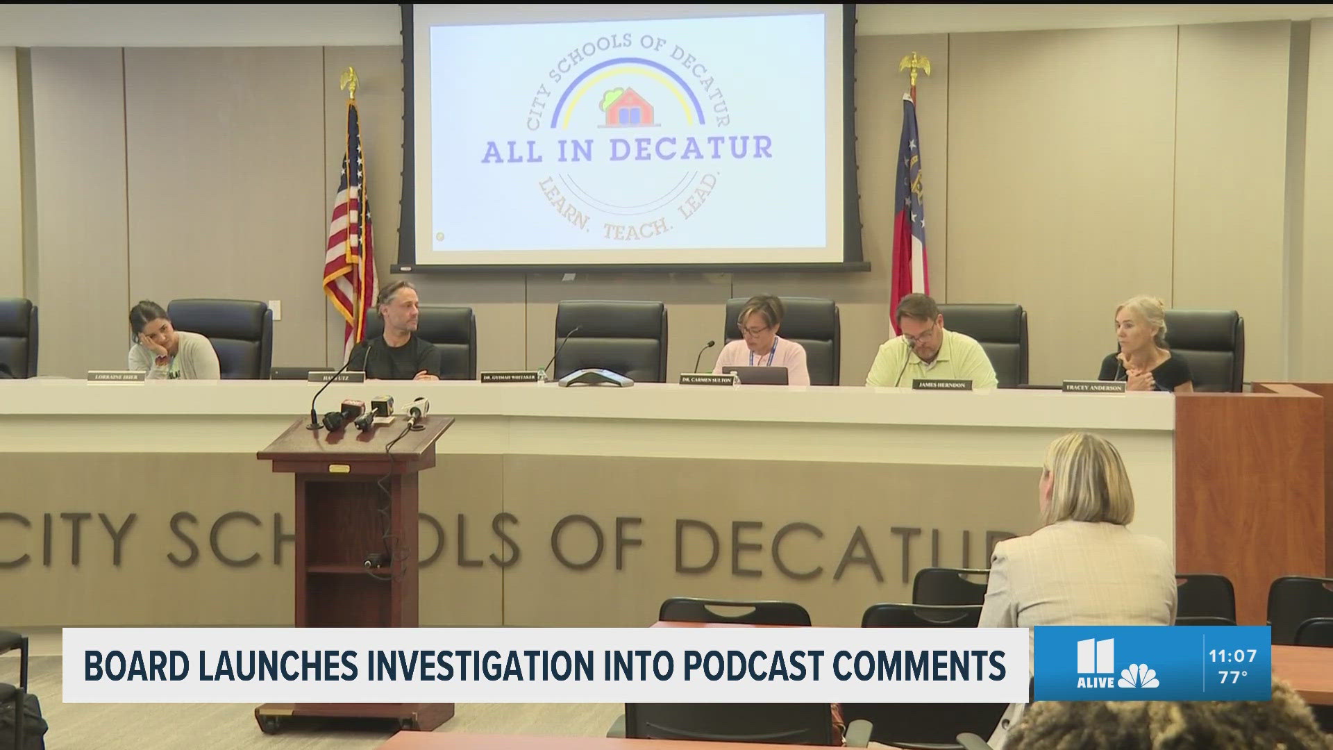 Parents rally outside Decatur City Schools after comments made by ...
