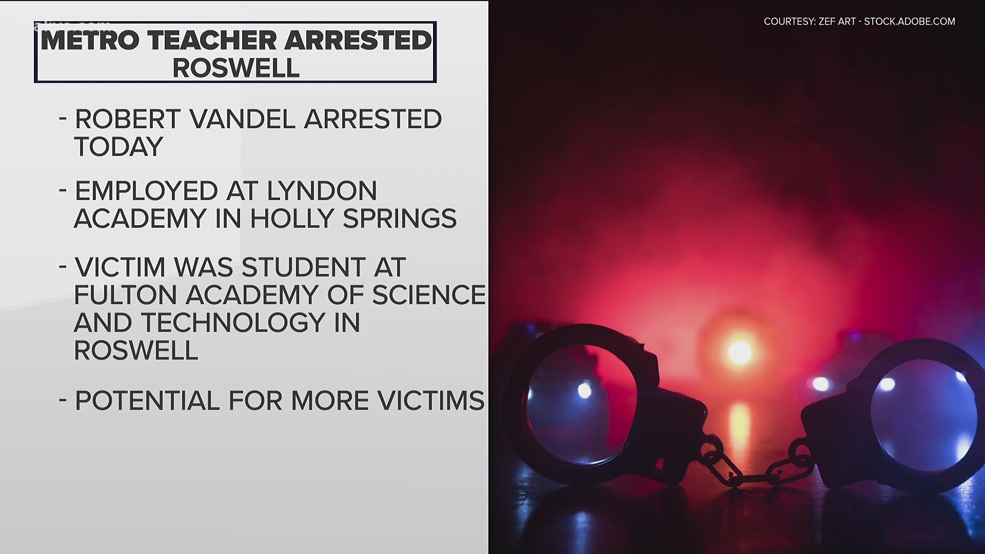 Roswell police say there may be more young victims tied to a teacher accused of rape.