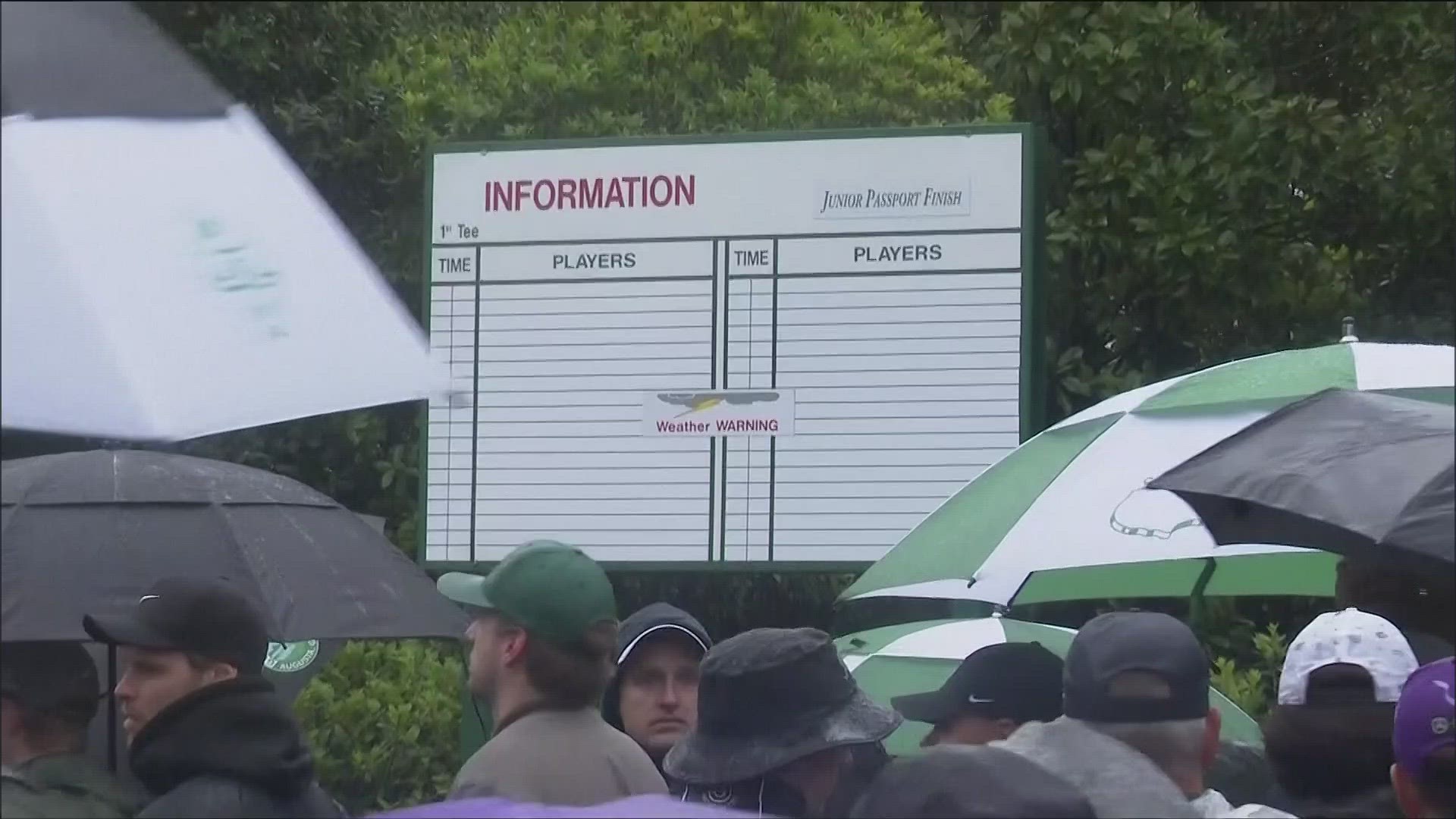 The Masters: third round suspended for day – as it happened, The Masters