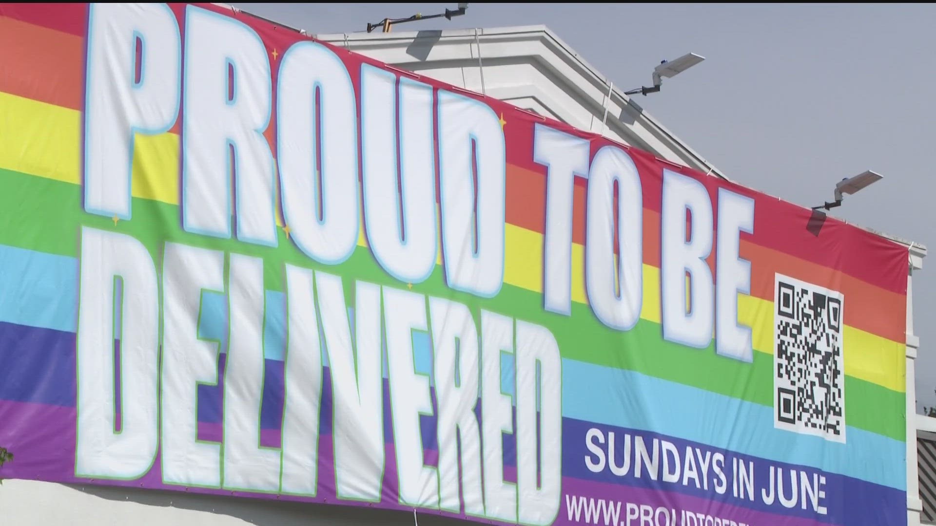 A local church’s rainbow-emblazoned signs have some raising questions – and concerns – during Pride month.