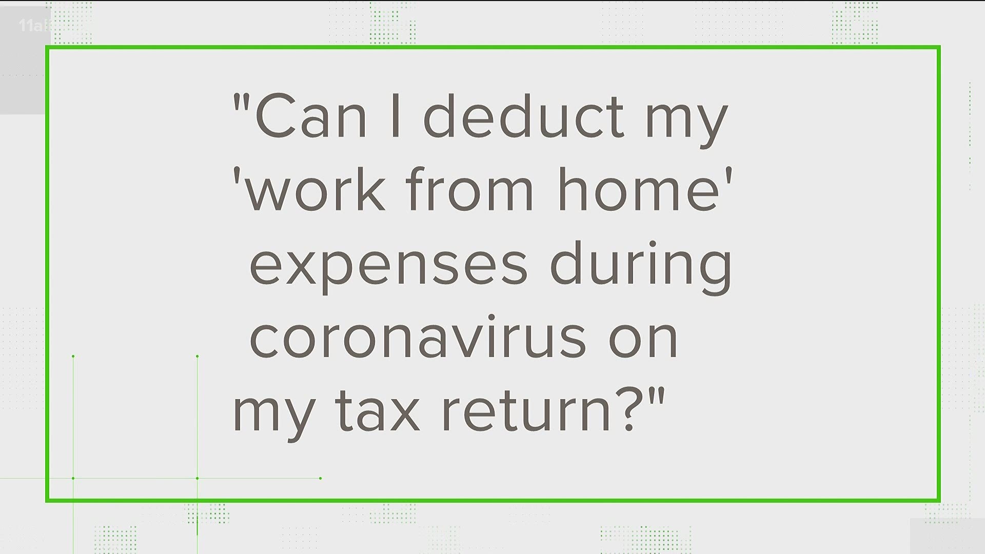 VERIFY Can you deduct 'work from home' expenses on a tax return