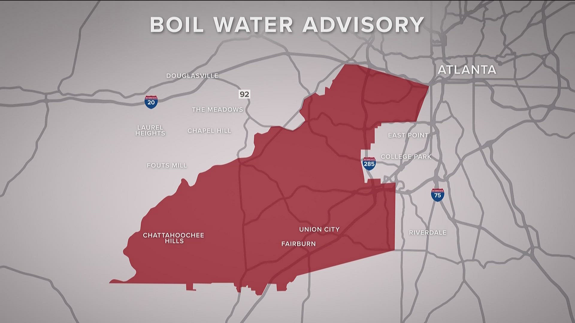 The Department of Watershed Management issued the boil water advisory out of an abundance of caution and in accordance with Georgia EPD guidance.