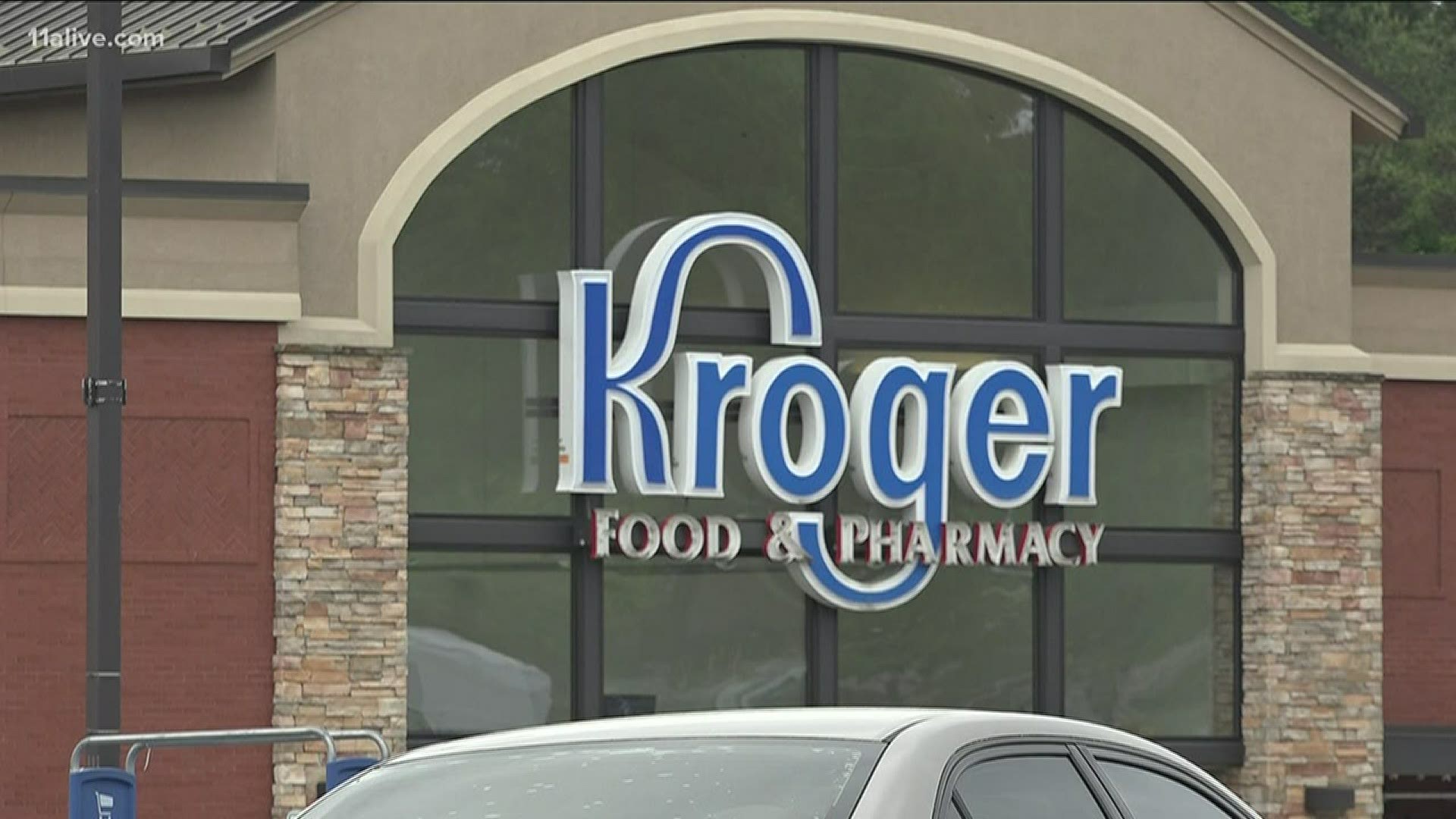 Perry surprised Kroger shoppers as an “anonymous angel” by picking up the tab for senior and at-risk customers.