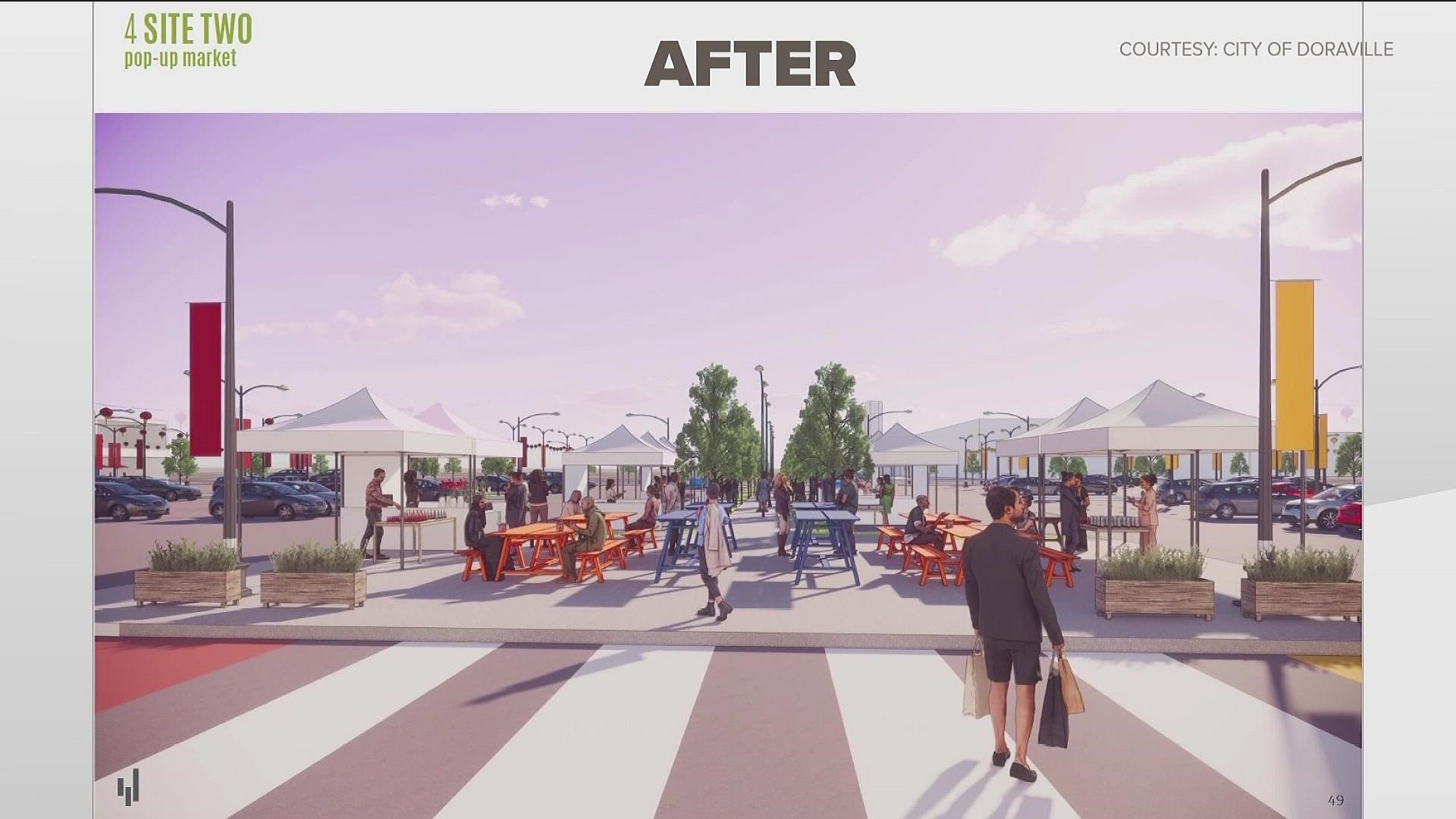 Check out the major changes with the before and after renderings.