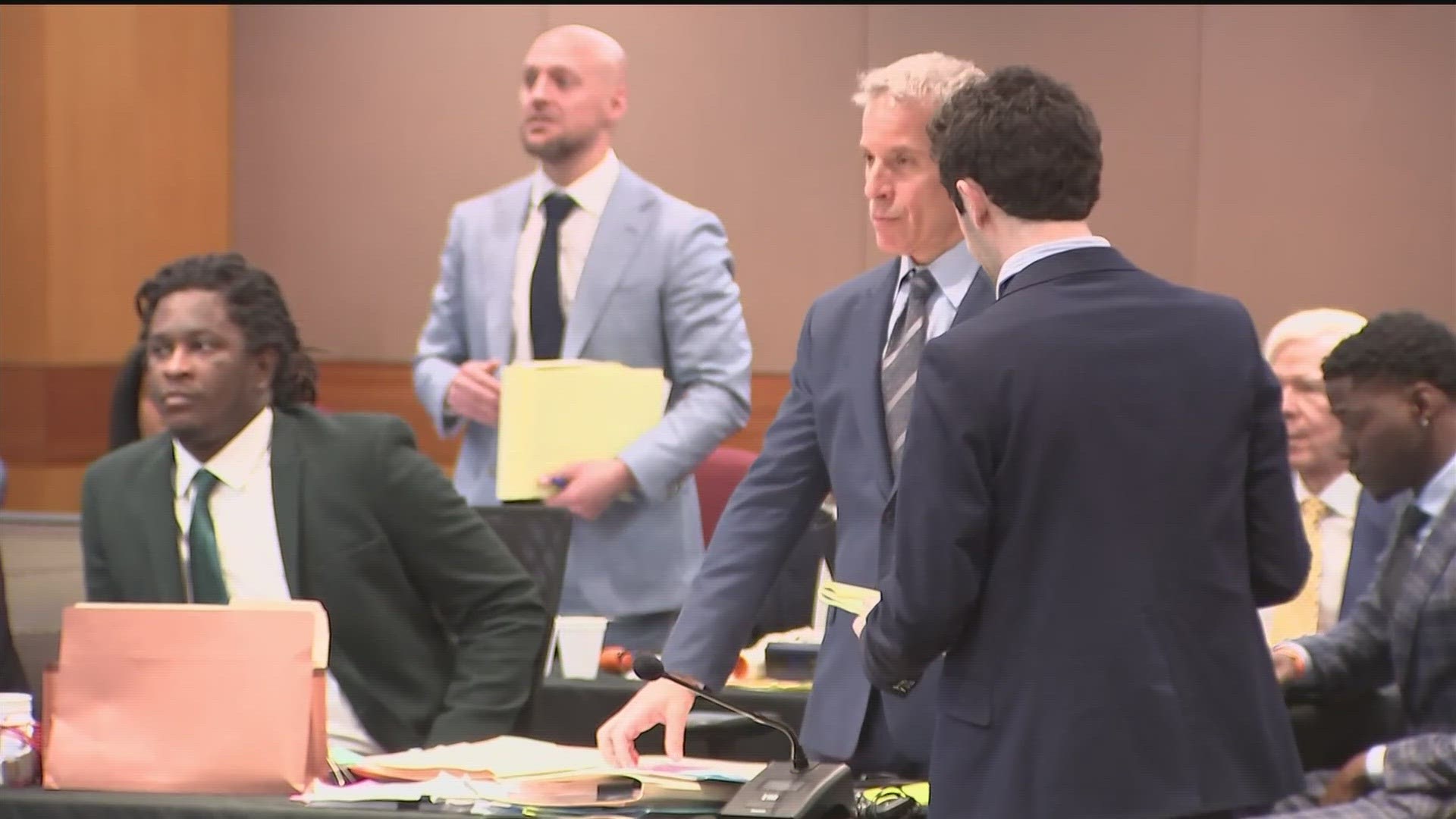 The trial involving rapper Young Thug and the alleged YSL street gang continues on Monday.