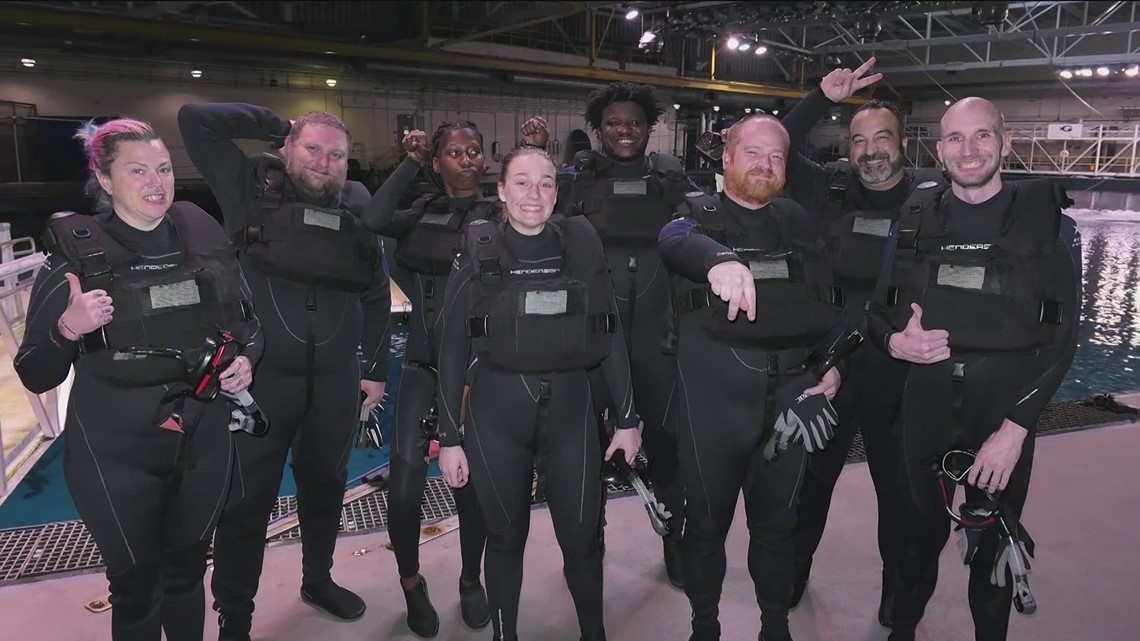 Veterans Immersion Program at Aquarium