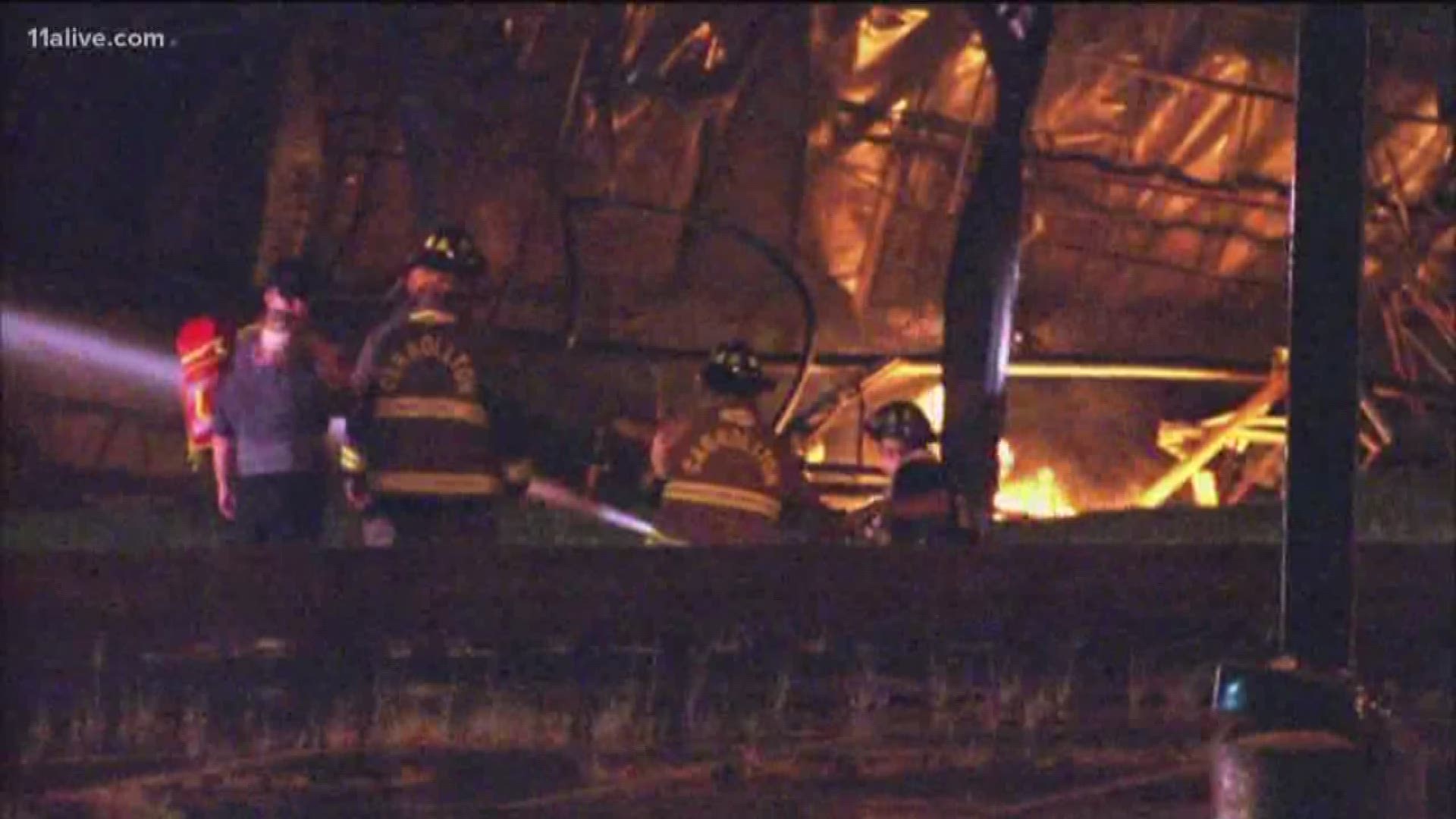 'The building collapsed on itself' Fire destroys Carrollton plastics