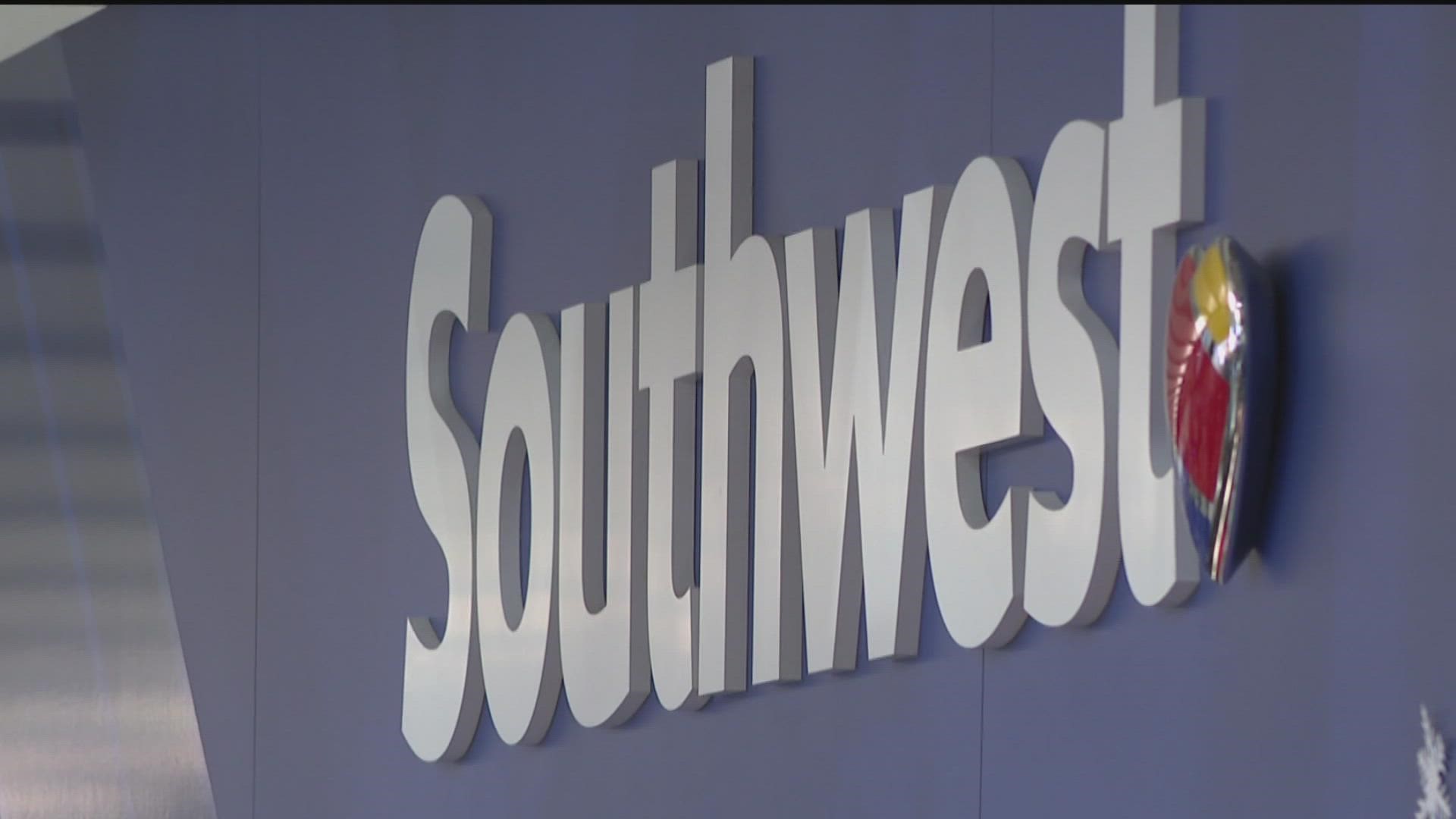 Southwest Airlines on Monday canceled about 10 times as many flights as any other major U.S. carrier, according to the tracking site FlightAware.