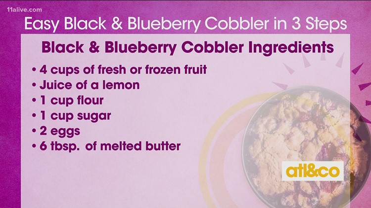 Black & Blueberry Cobbler Recipe