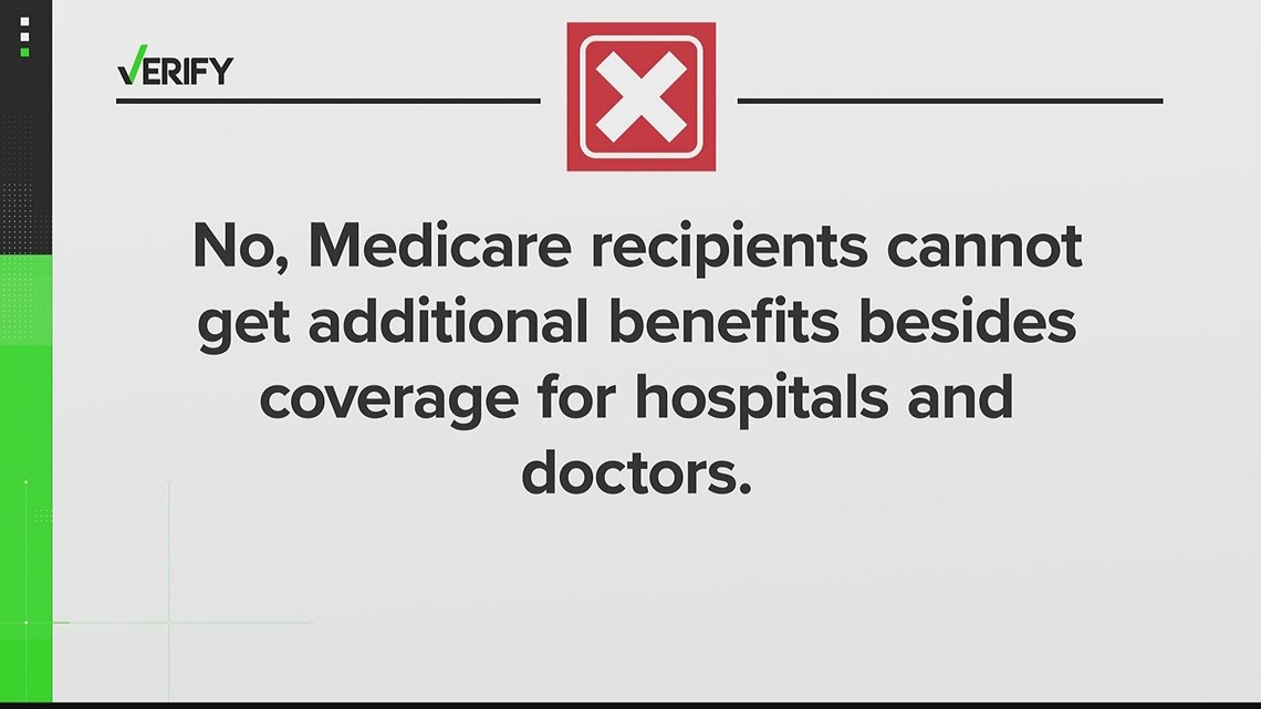 No, traditional Medicare doesn't include non-medical benefits like grocery cards or gym memberships