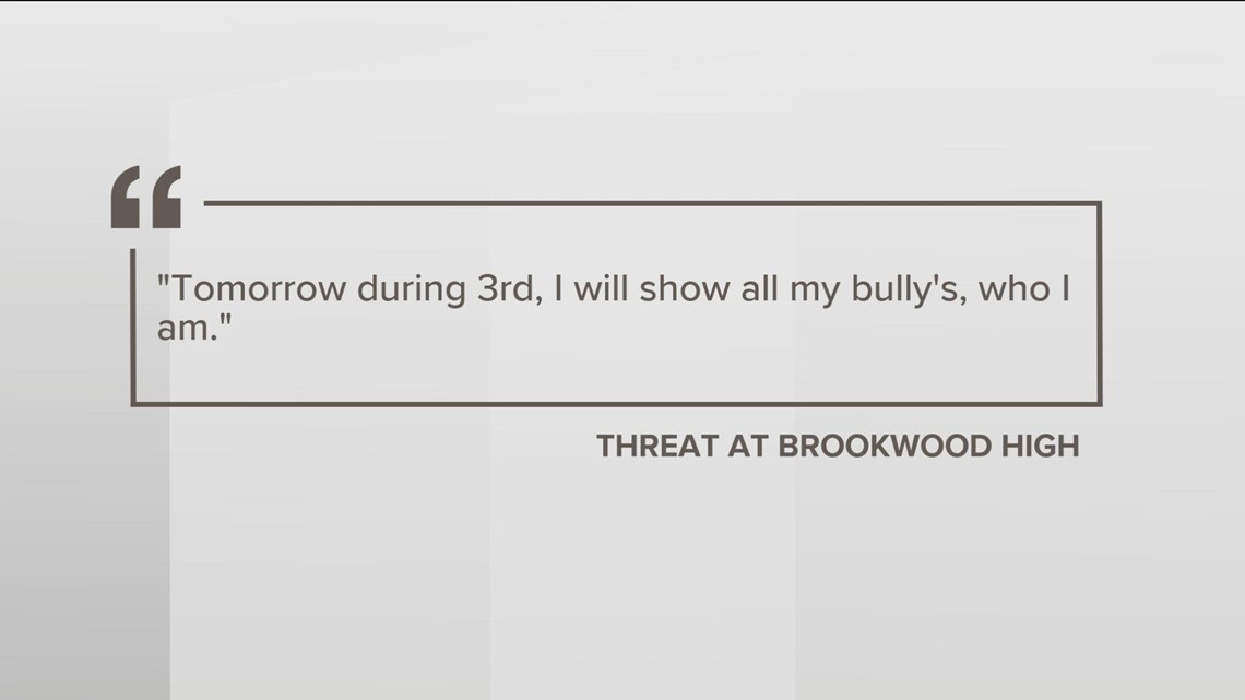 Principal addresses threat made at Brookwood High in letter to parents
