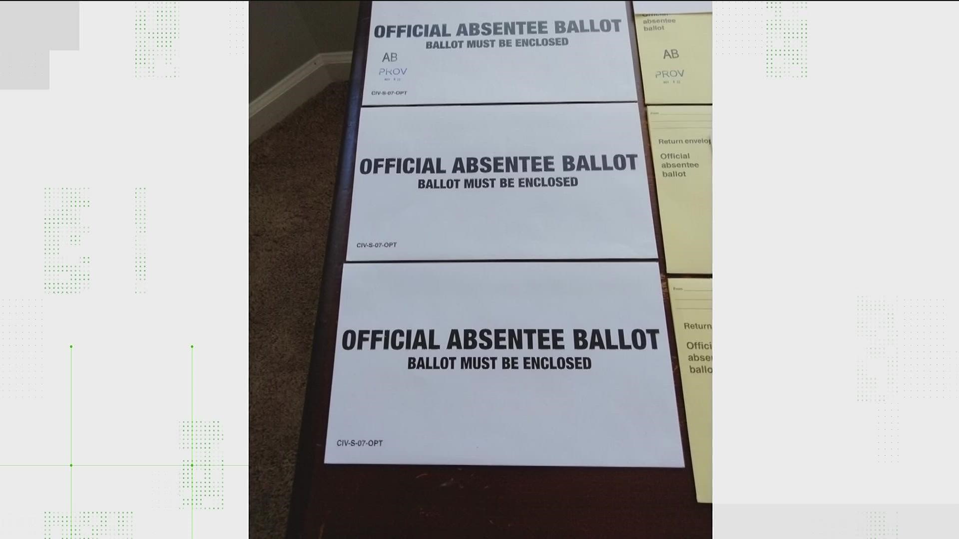 If you receive multiple ballots, Cobb County said you should destroy the extra ones.