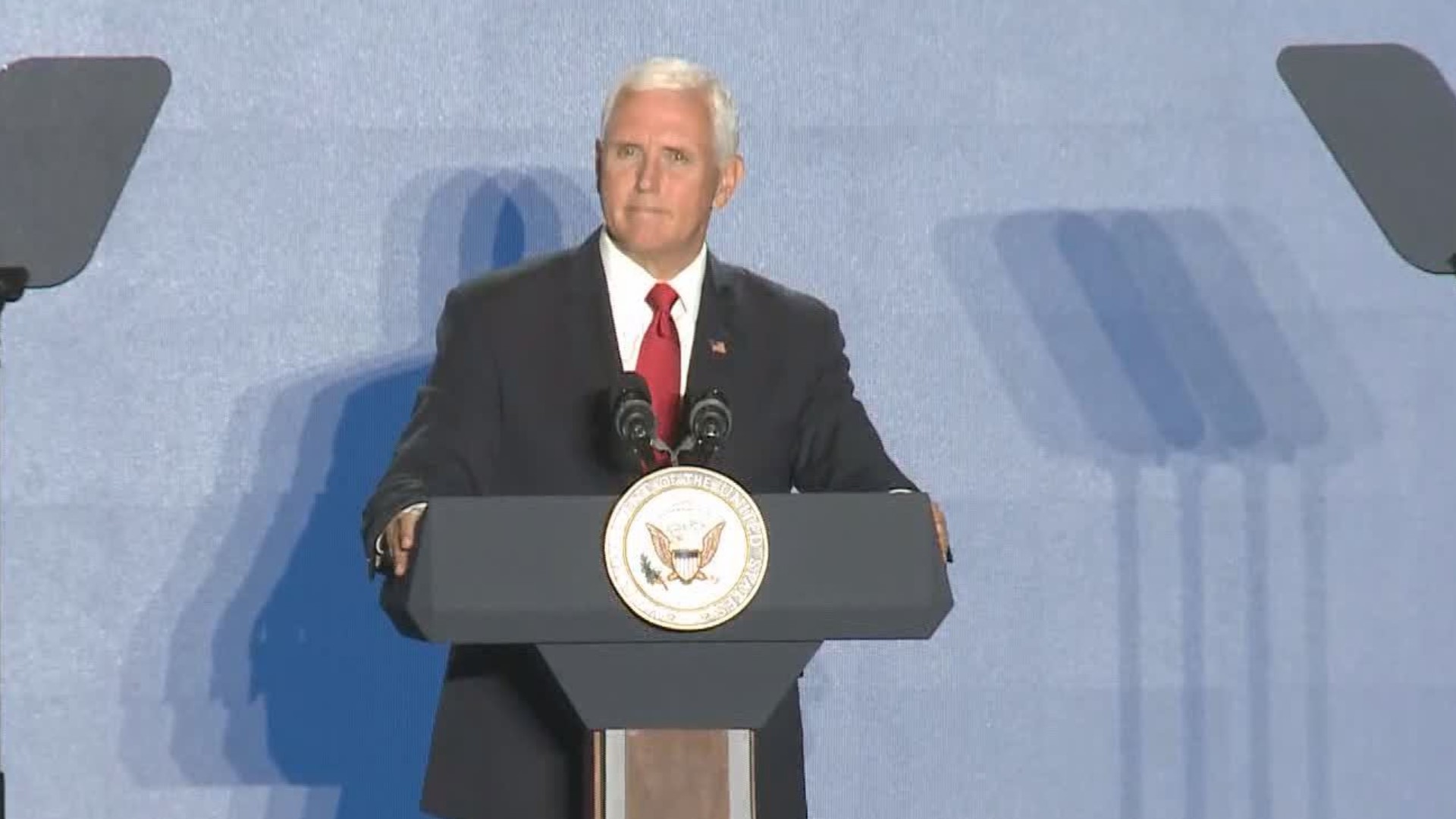The vice president was in Georgia on Friday to speak at the Resurgent Gathering, a conservative conference being held this weekend in Atlanta by commentator Erick Erickson.