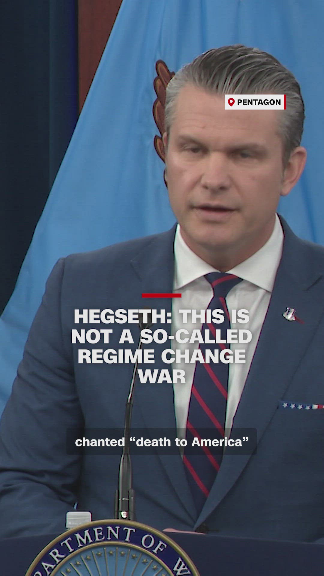 Hegseth: US strikes on Iran are not a "regime change war" | 11alive.com