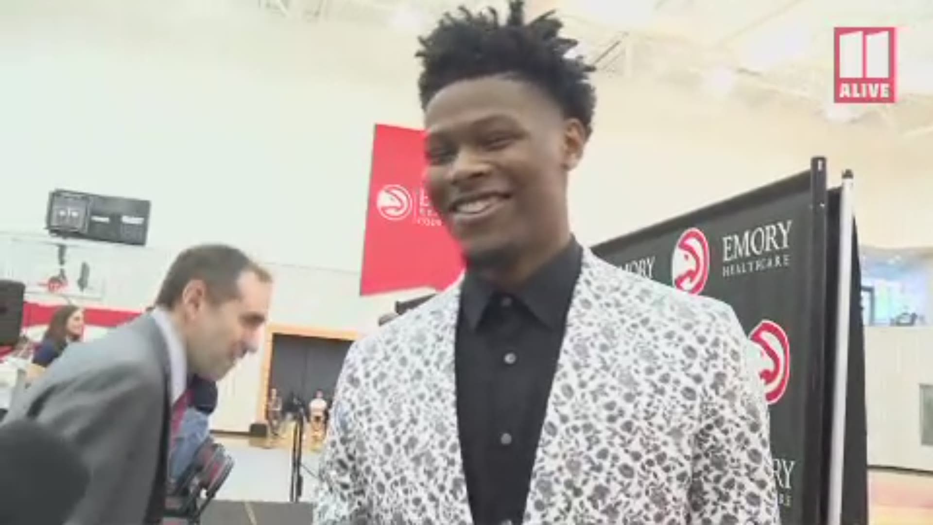 Atlanta made Cam Reddish the 10th pick in last Thursday's NBA Draft. On Monday, they introduced him to media and fans.