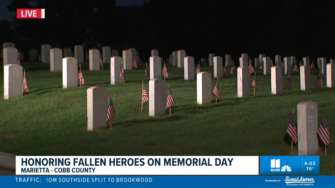 Metro Atlanta communities mark Memorial Day with ceremonies, tributes