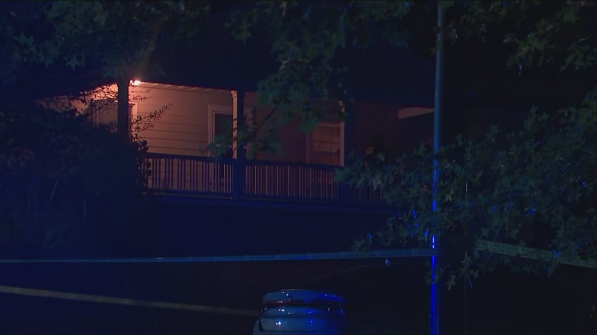 Authorities responded around midnight to reports of shots fired in Atlanta's Lakewood neighborhood on Lakewood Trail.