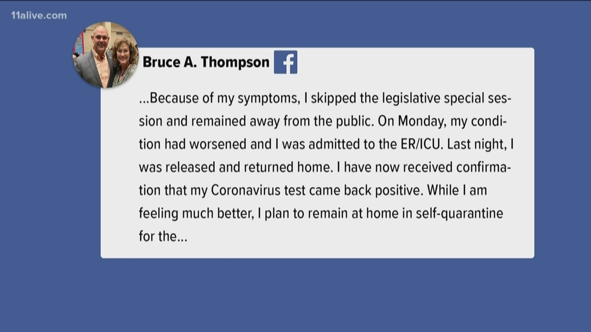 State Sen. Bruce Thompson caused a big uproar after he went to his vacation home in Florida to self-isolate. Thompson recently tested positive for COVID-19.