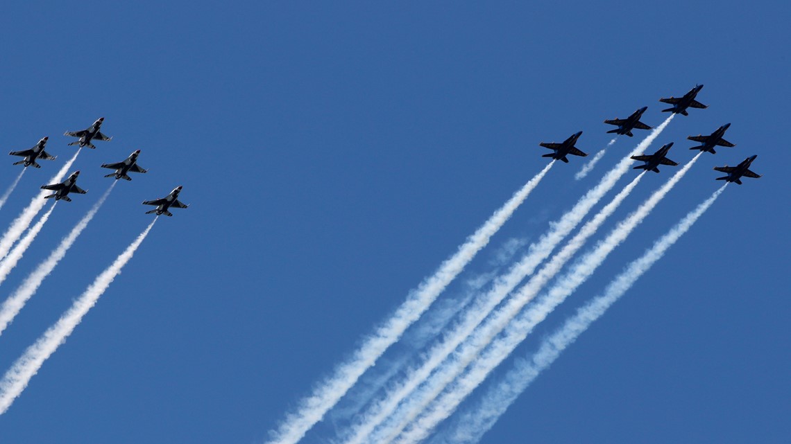 Blue Angels And Thunderbirds Salute New York Coronavirus Responders With  Flyover