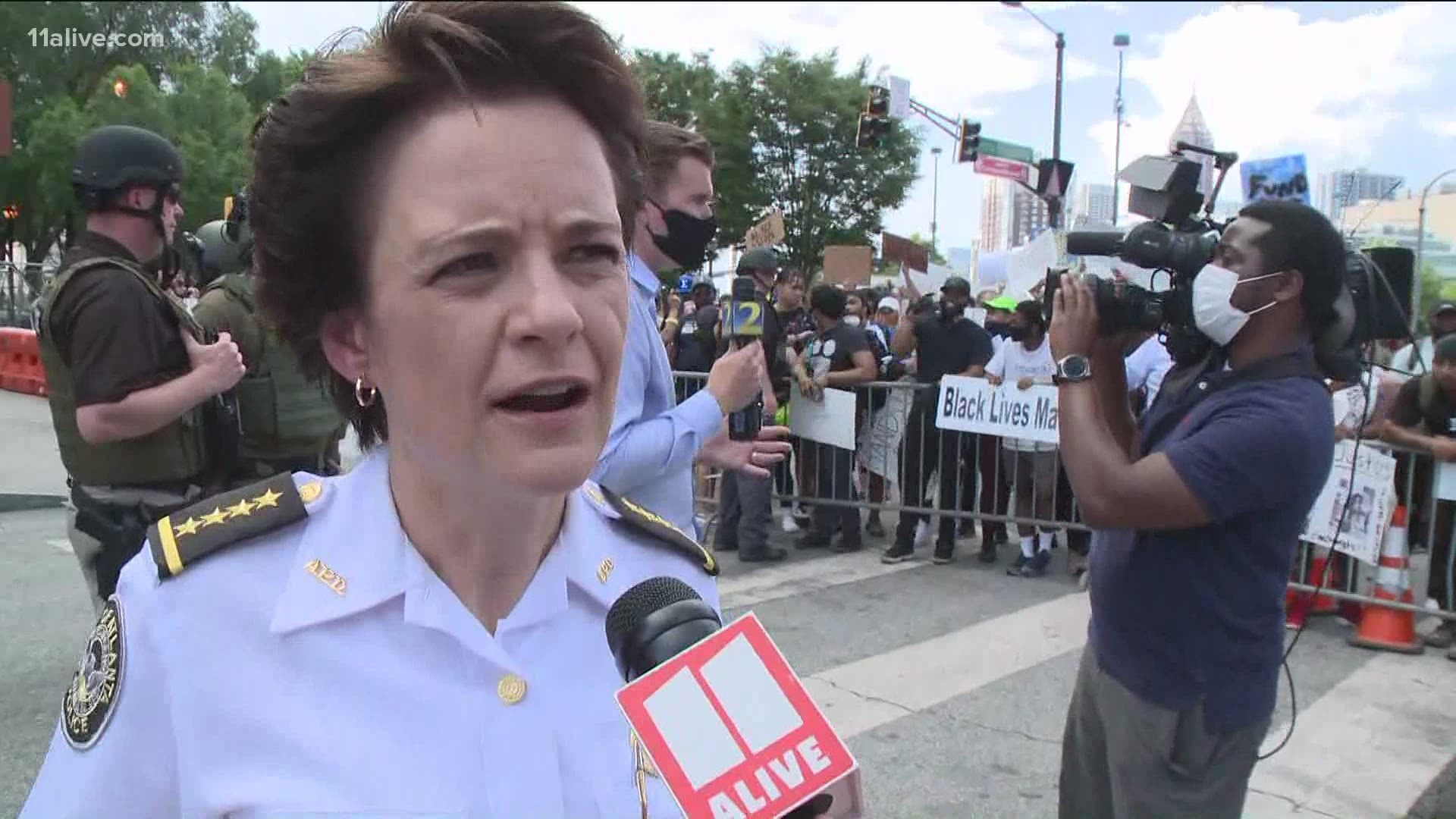 Atlanta Police Chief Erika Shields resigned following a police shooting that killed a man.