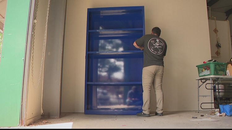 How this special bookshelf can protect kids in the classroom