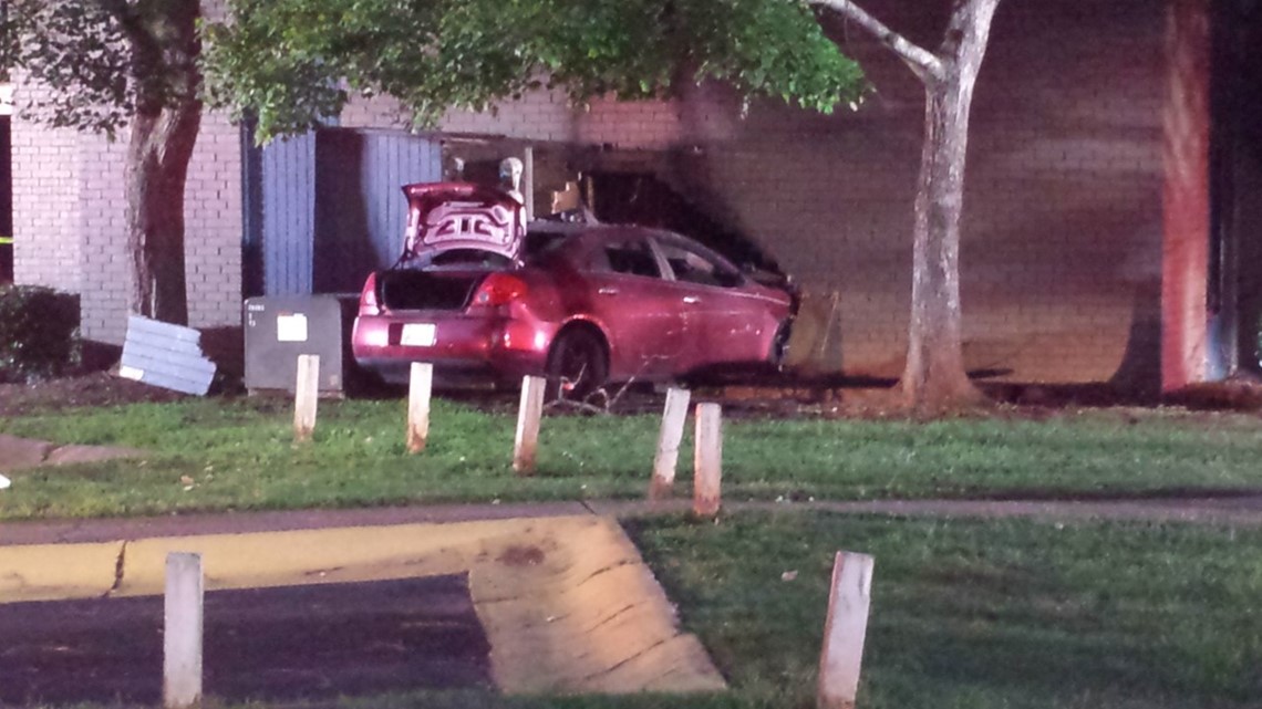 Car Crashes Into Apartment Building