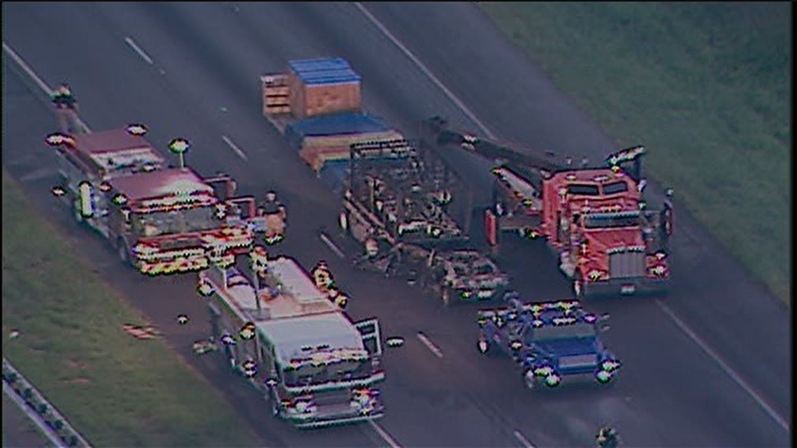 PHOTOS | Scene of fatal I-75NB accident in Henry County | 11alive.com