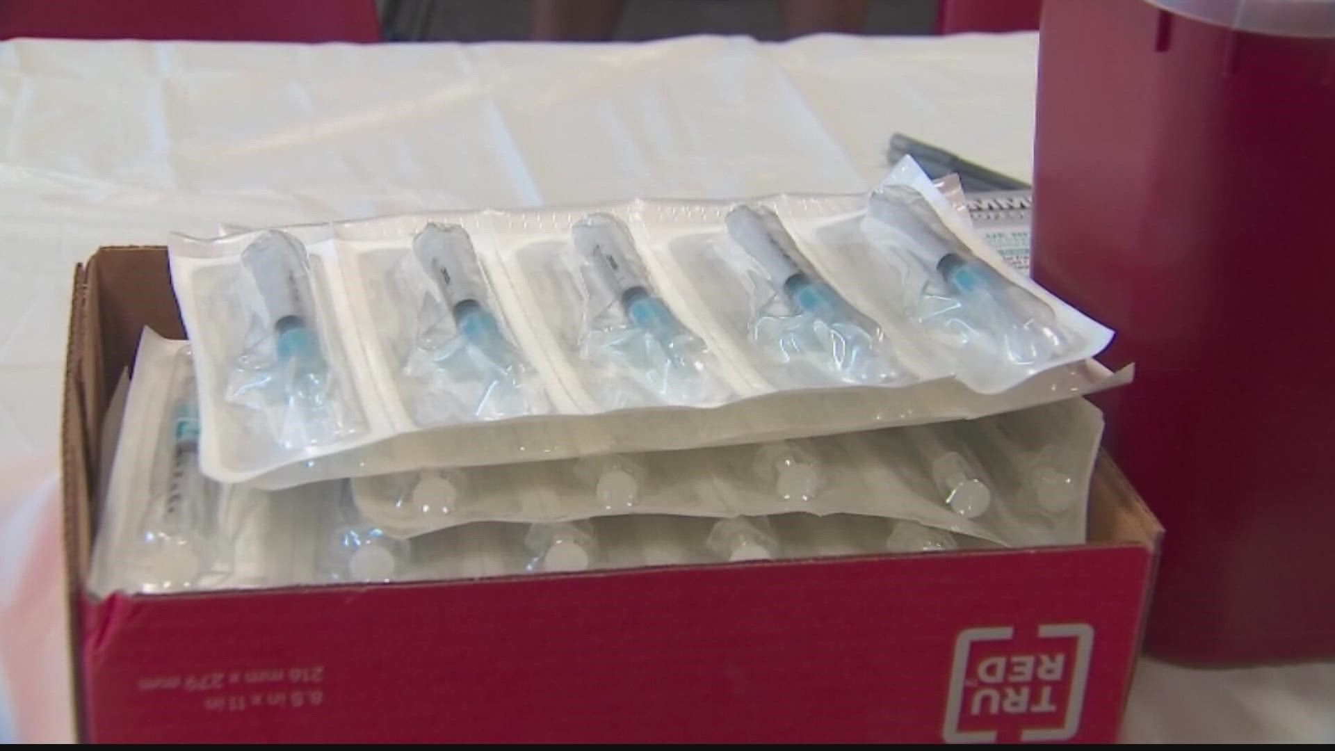 Metro Atlanta counties have seen high demand for the vaccine.