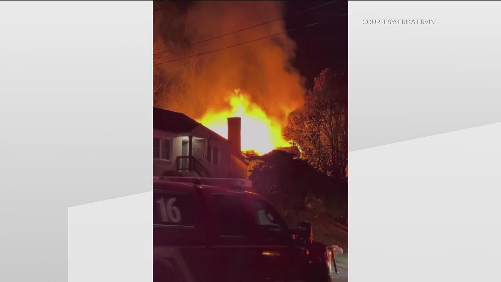 Crews were called to a house fire along Cairo Street NW, about a mile away from Atlanta's Trap Music Museum.