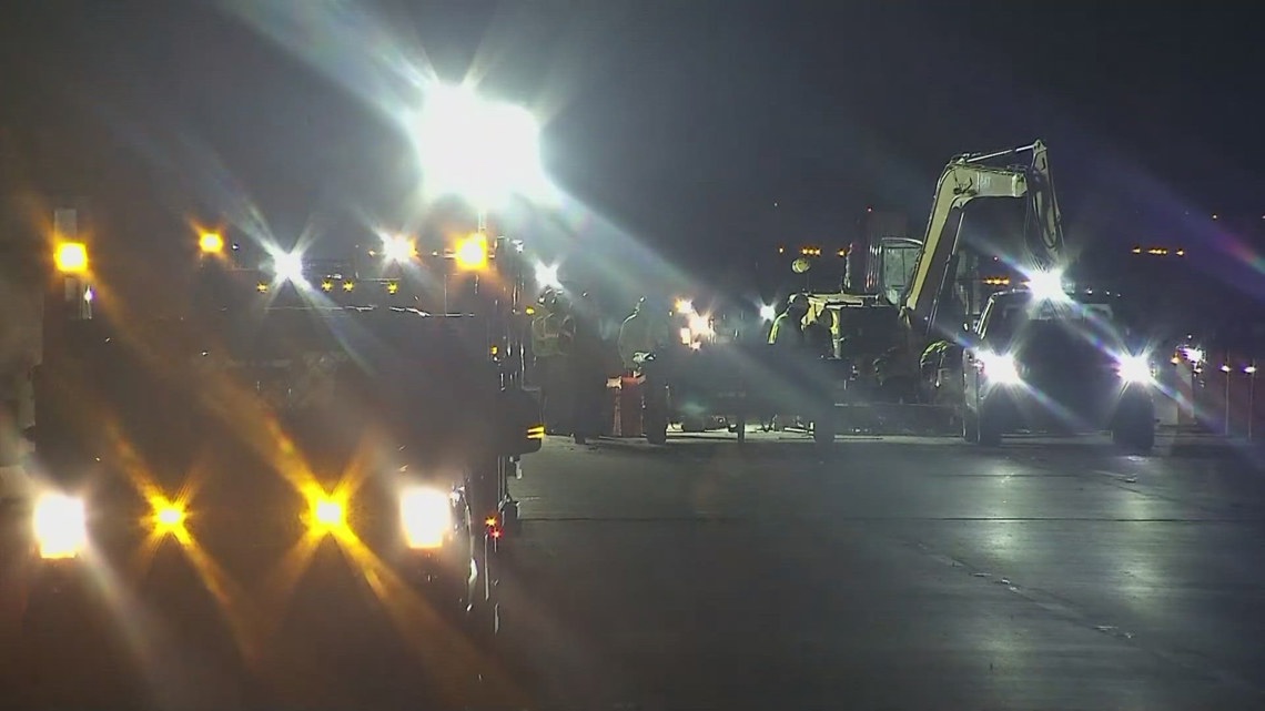 Traffic Alert: Pothole repair blocks multiple lanes on I-285 SB in Cobb County