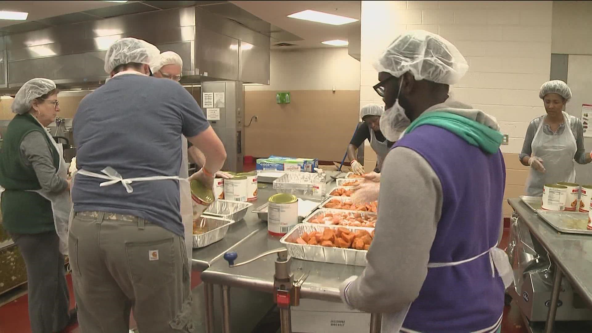 With less than 24 hours to go, one of the largest nonprofits in the metro Atlanta area is getting ready to serve hundreds of people for Thanksgiving.