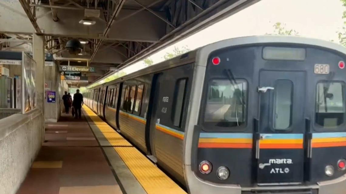 These are the number of different violent crimes that have happened on MARTA trains