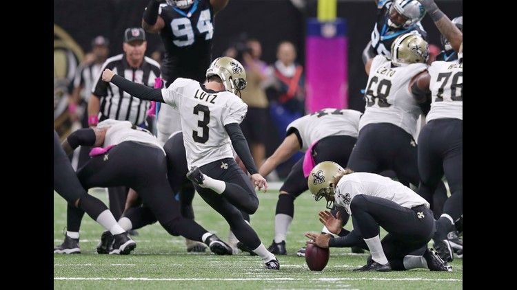 Saints kicker Wil Lutz announces he's cleared to play