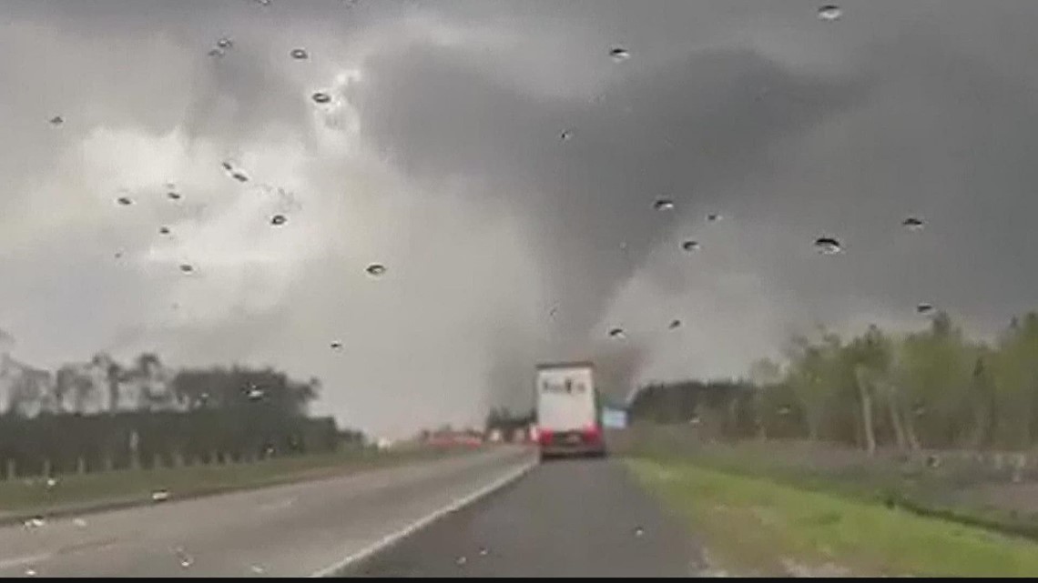 1 person dead after strong storms, possible tornado rip through Georgia ...