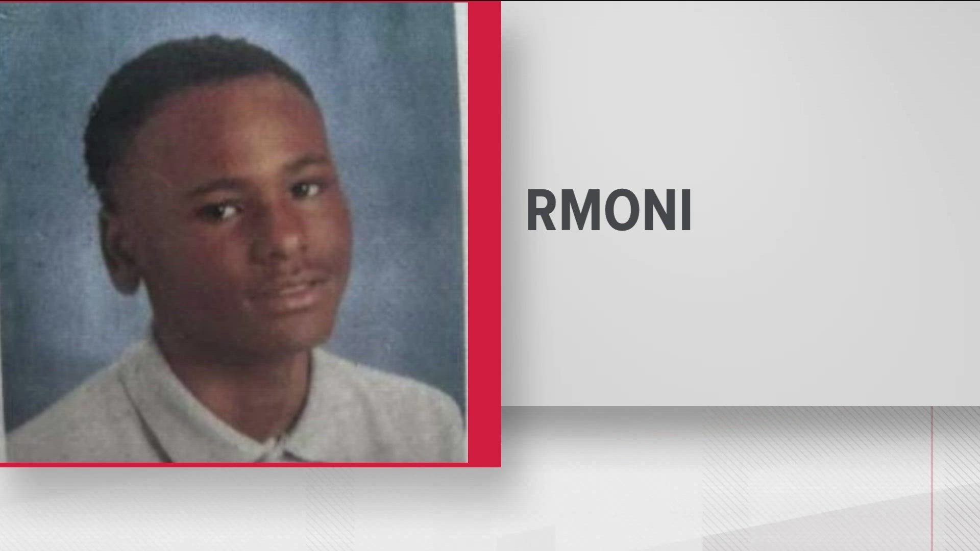 13-year-old Rmoni was last seen near the 2100 block of Flat Shoals Road in Atlanta, according to authorities.