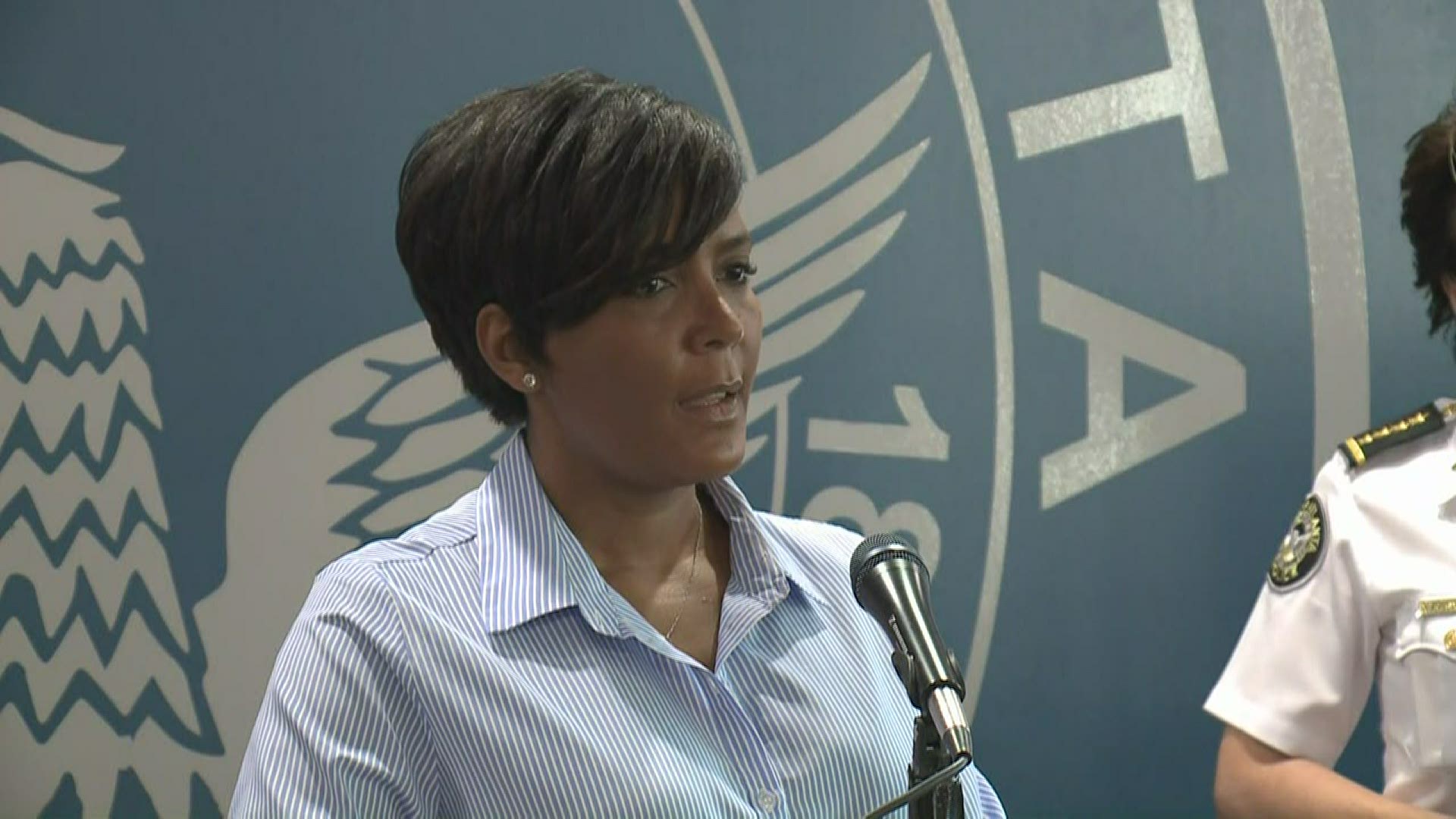 Atlanta Mayor Keisha Lance Bottoms talks about the response to her speech and her reaction to people cleaning up the damage Saturday morning.