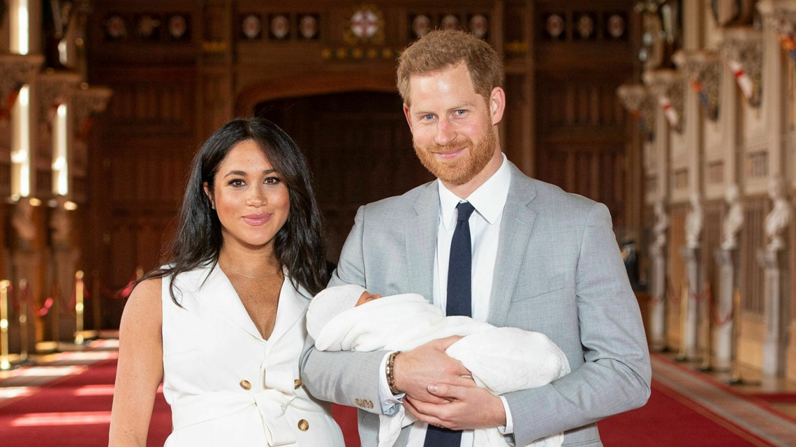 First pictures released of Meghan Markle and Prince Harry's baby boy