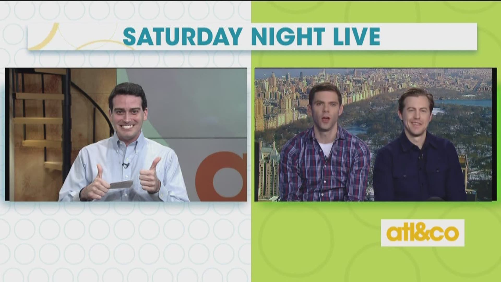 'Saturday Night Live' stars Mikey Day and Alex Moffat join Trending with Trent on 'Atlanta & Company'