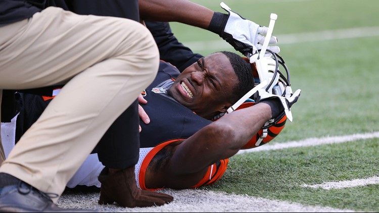 A.J. Green carted off after Bengals wide receiver injures