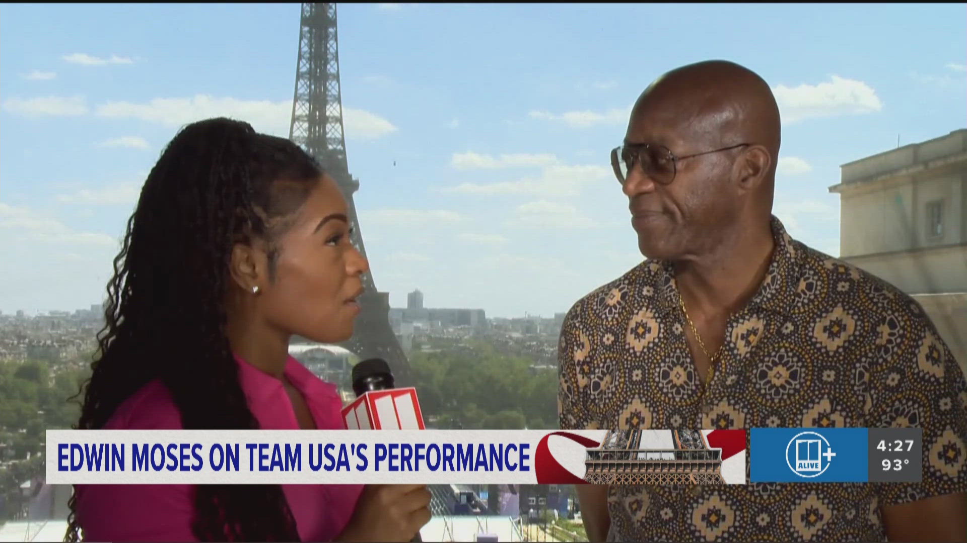 Our Faith Jessie caught up with former Olympian Edwin Moses, who shared his take on how Team USA is doing, and a new project he's working on.