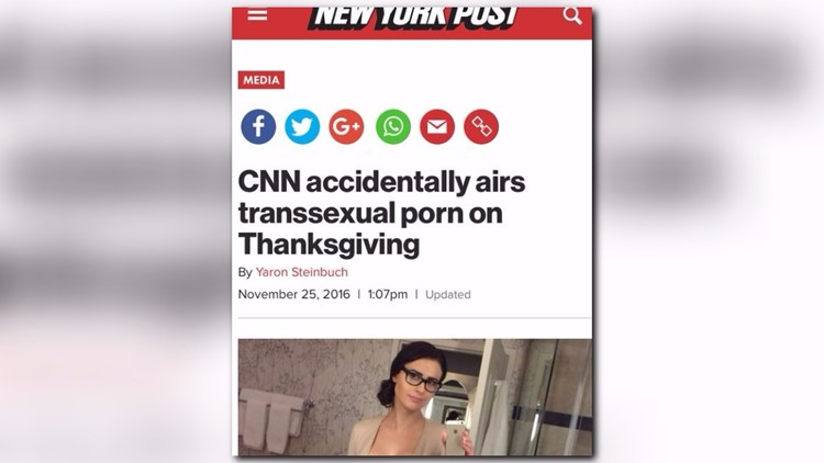 Porn Hoax - False CNN-porn report shows how fast fake news spreads | 11alive.com