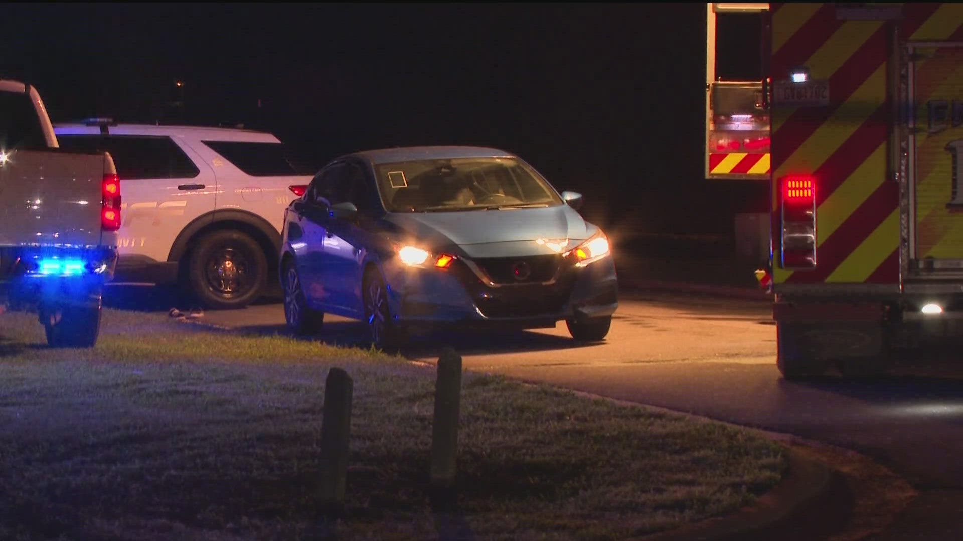 Two people were found shot to death inside of a car in Coweta County on Thursday evening.