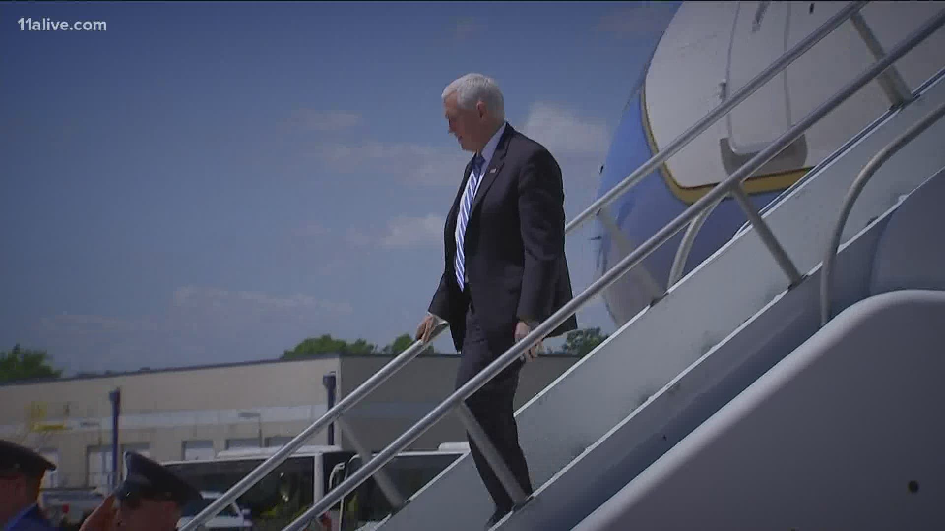 Here's what we know about the Vice President's visit.