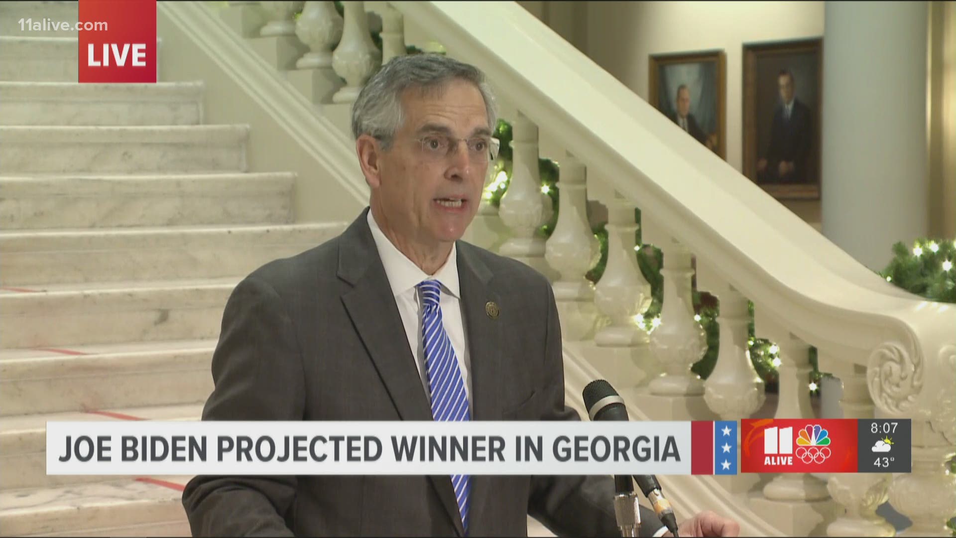 Friday morning, Secretary Brad Raffensperger held a press conference to share his confidence in the election results and propose changes to Georgia's election laws.
