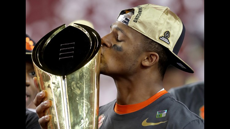 Before playing for Clemson, Deshaun Watson was an Atlanta Falcons ball boy  