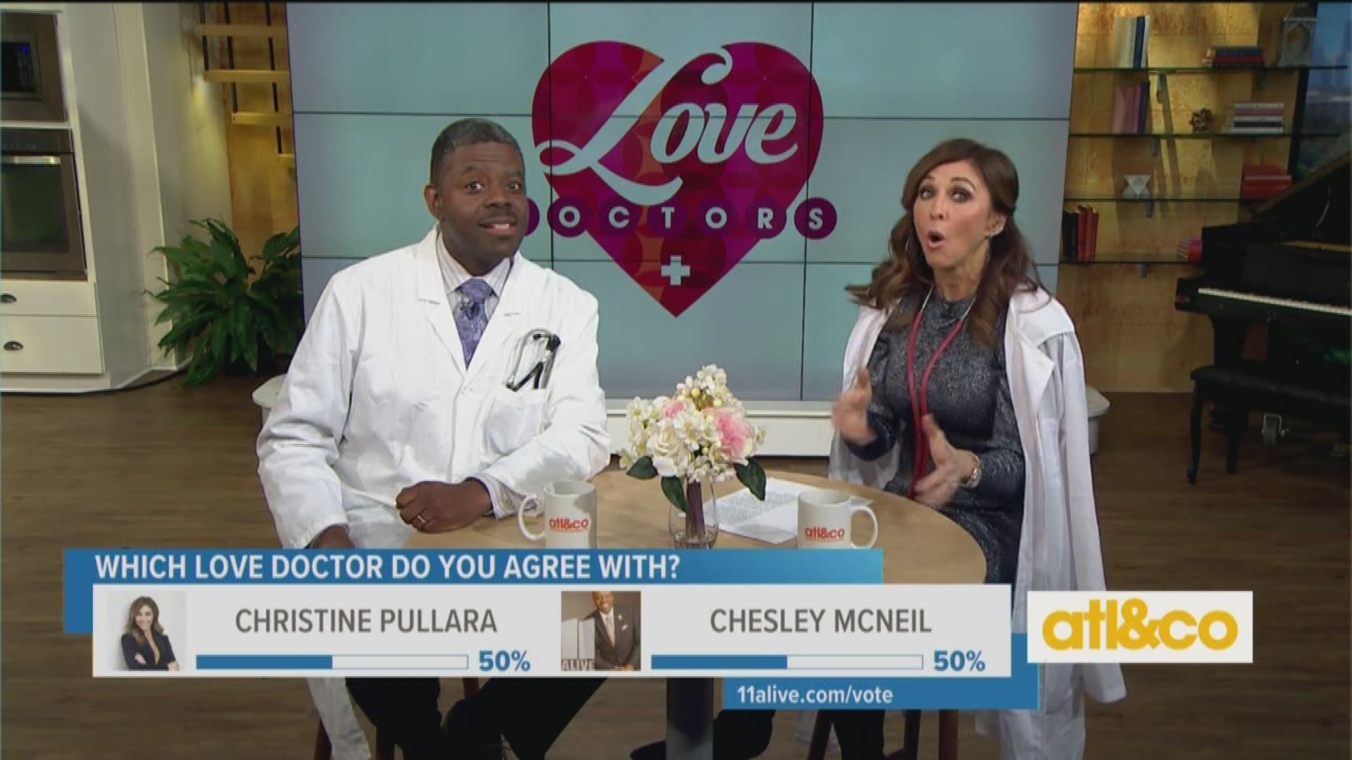 Love Drs. Christine Pullara and Chesley McNeil answer your relationship Q's on 'Atlanta & Company'