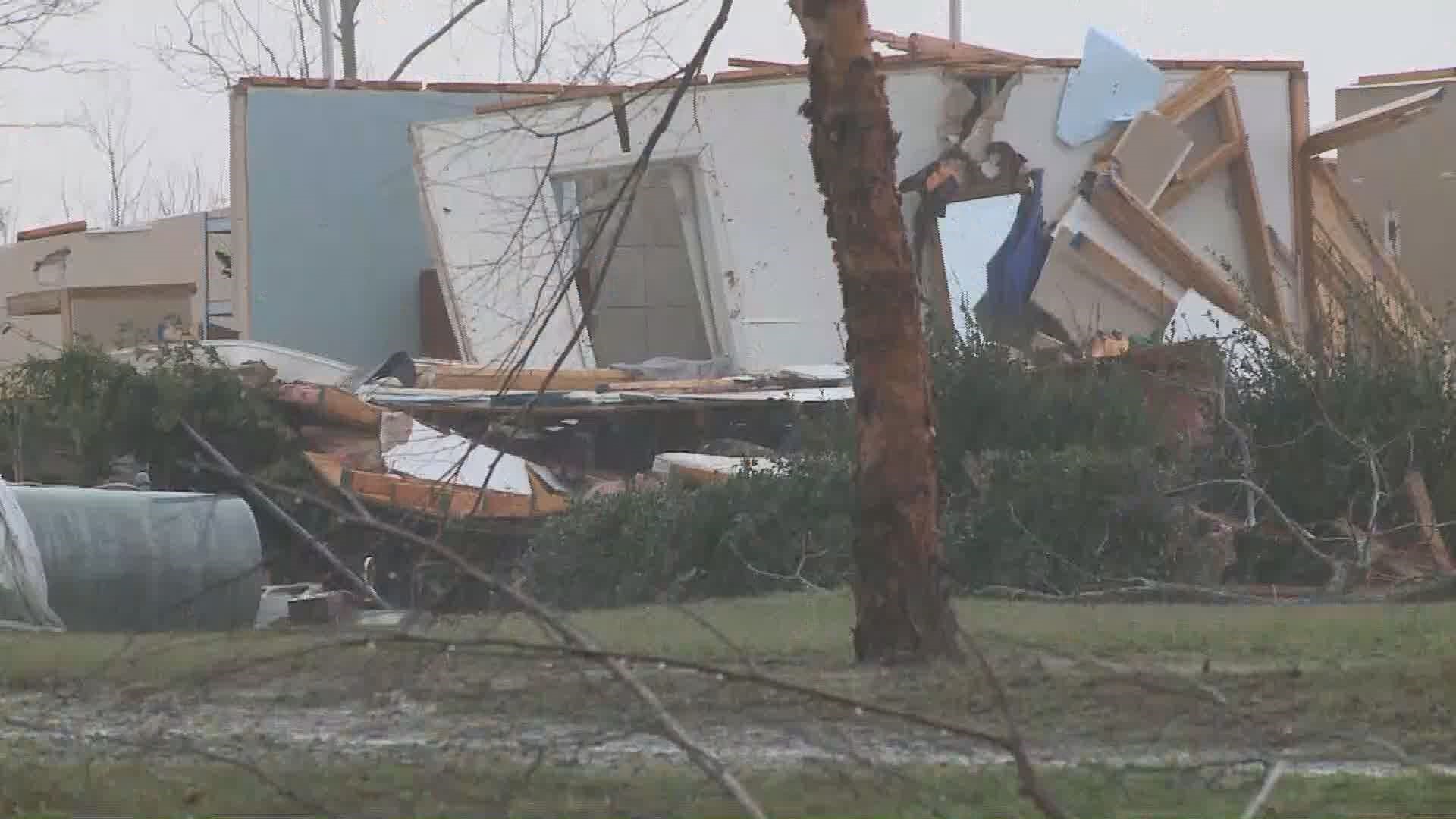 Striking photos show storm damage in SW