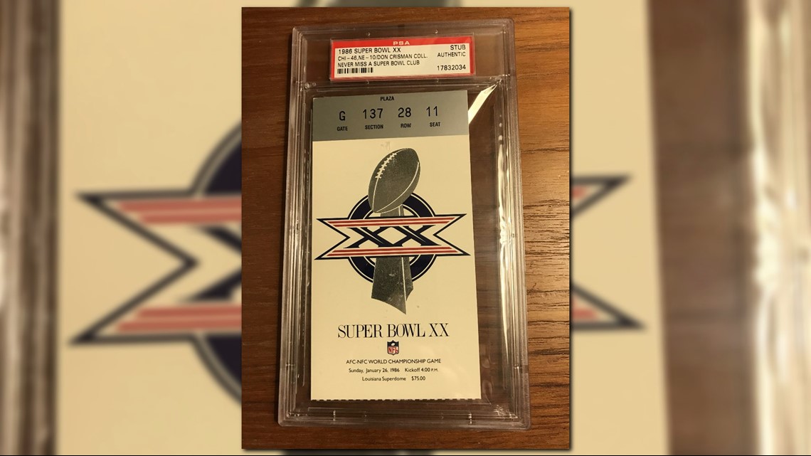 super bowl xx ticket