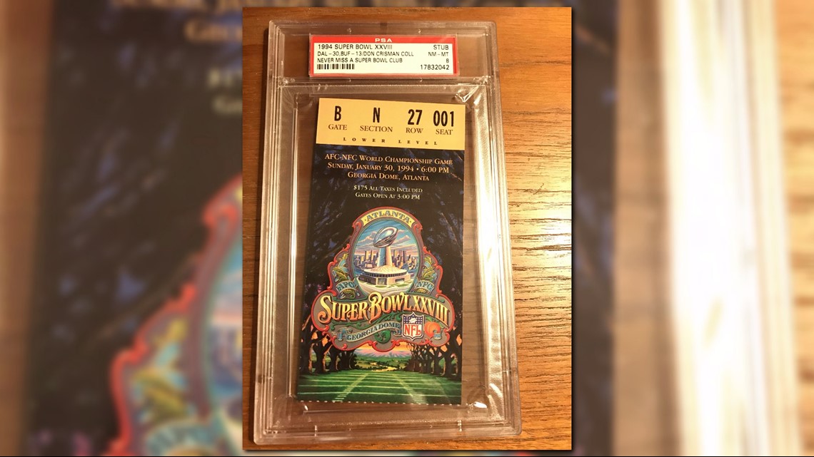 Super Bowl XXVIII 28 1994 Ticket Stub Super Bowl Party NFL Experience