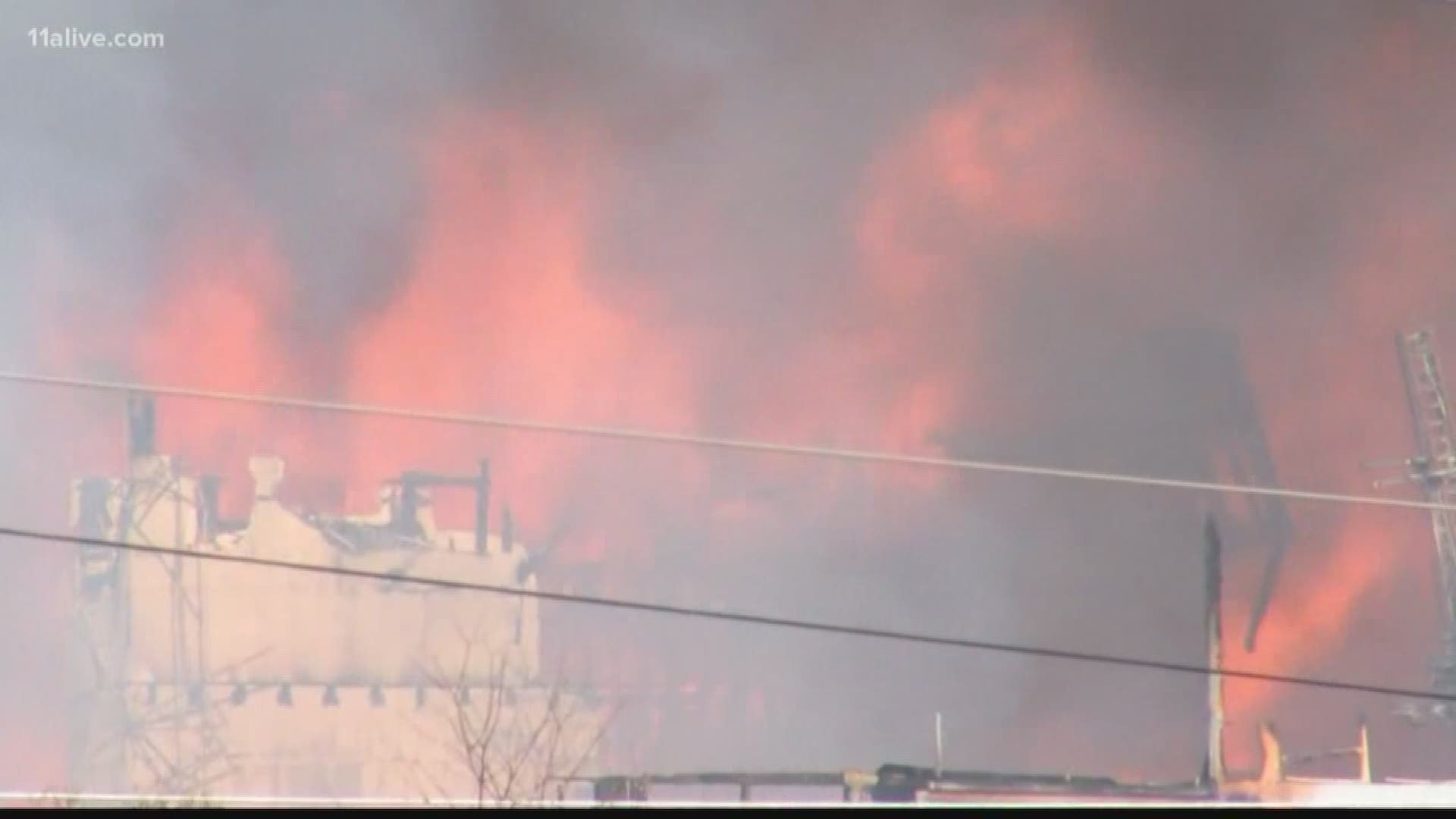 A multi-million dollar investment went up in flames in Downtown Savannah.